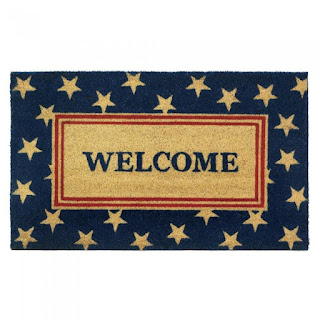 Patriotic Welcome Mat - Giftspiration Patriotic Welcome Mat - GIftspiration