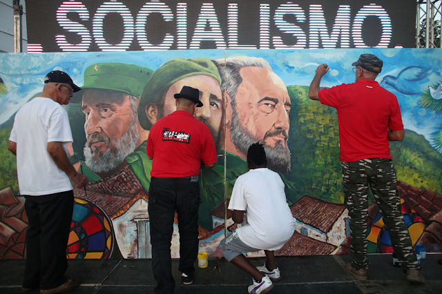 Menatap Fidel Castro Dalam Grafiti