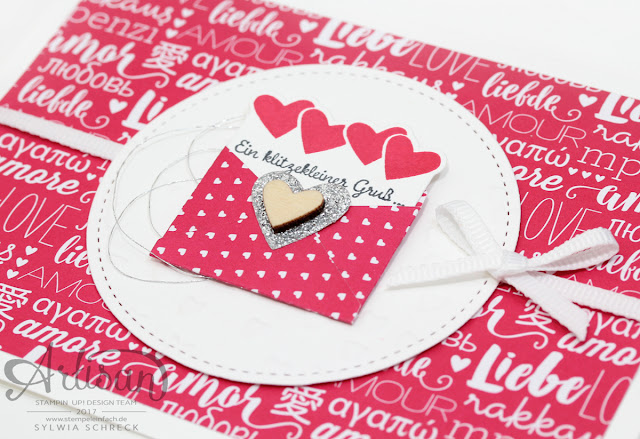 Gruß Karte Stampin up - Liebe Gruesse