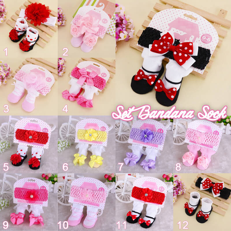 jual grosir kaos kaki bandana bayi set murah jual grosir kaos kaki bandana bayi set murah