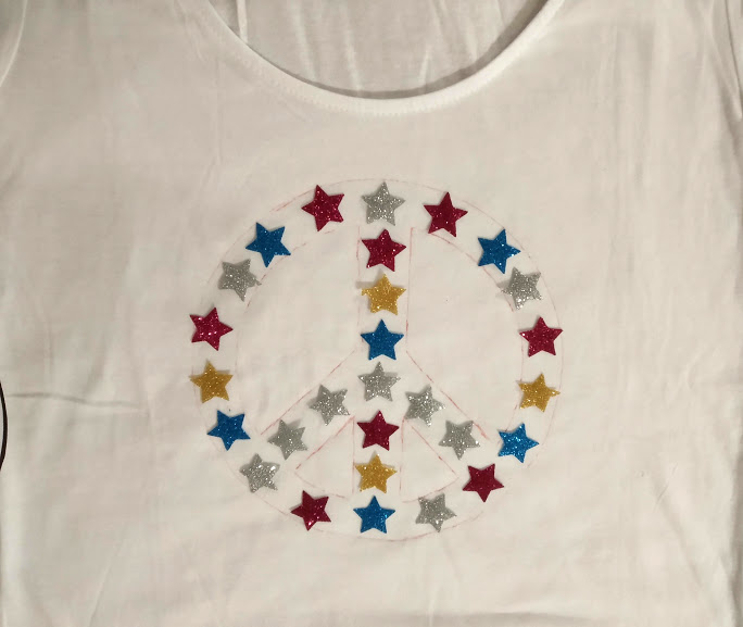 tutorial camiseta dia de la paz