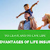 TO LEAVE AND TO LIVE LIFE: THE ADVANTAGES OF LIFE INSURANCE