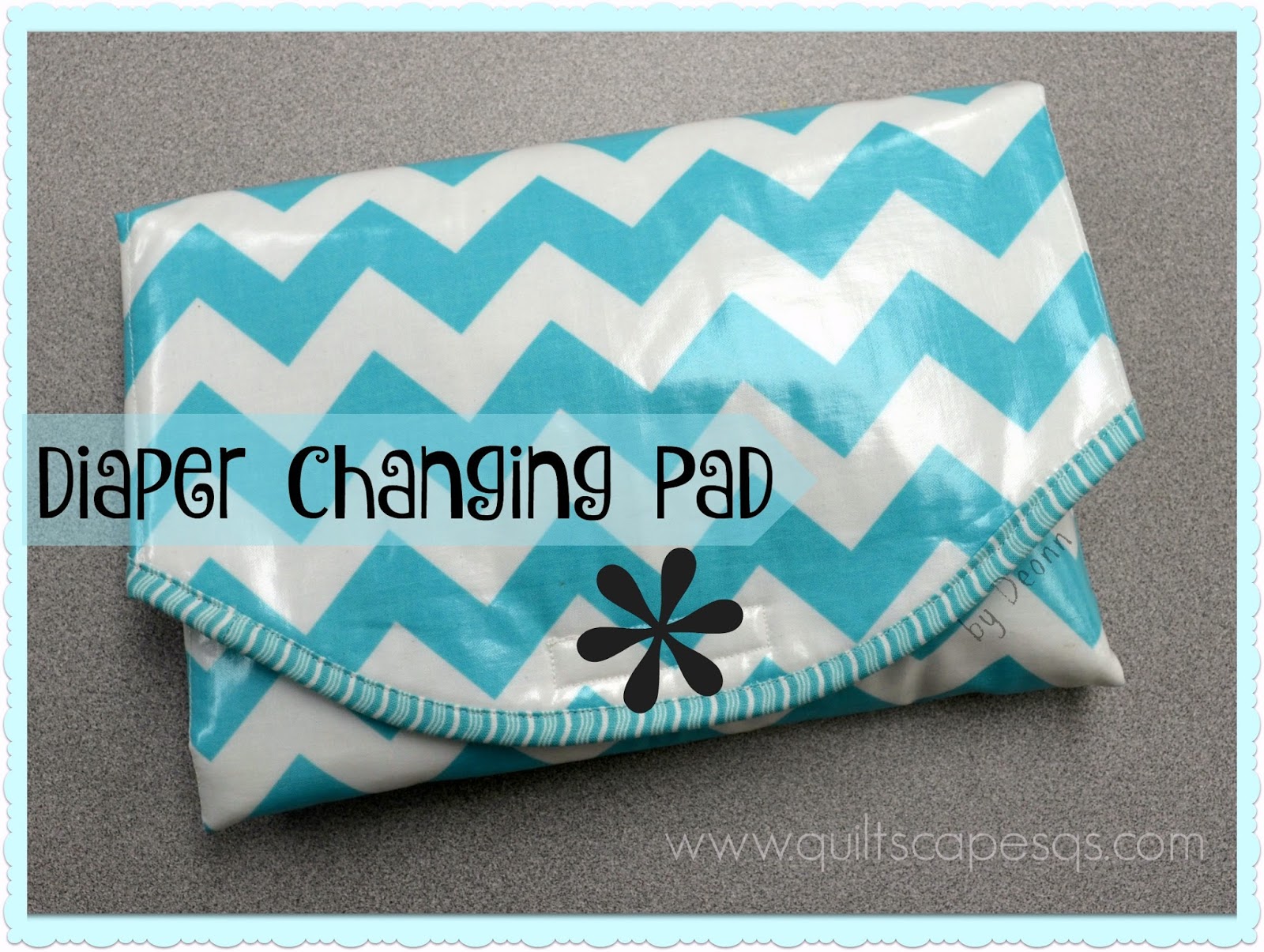 .Quiltscapes. Diaper Changing Pad