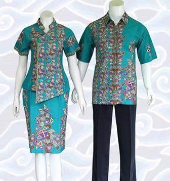 Baju Seragam Guru Kombinasi