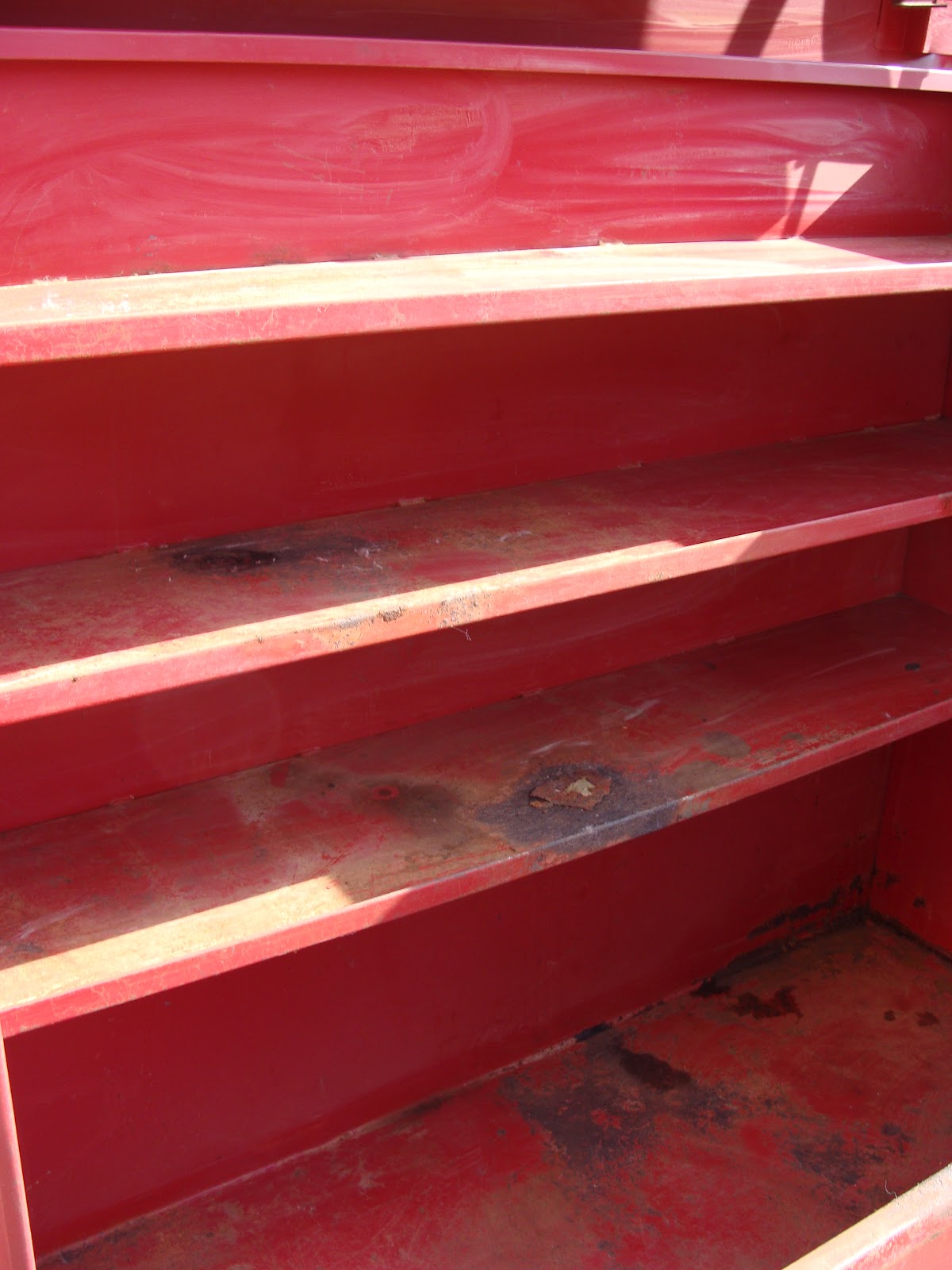 Owen Family Six Spray Painting A Tool Box