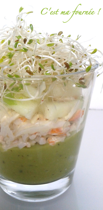 Verrine Avocat Surimi Pomme Granny