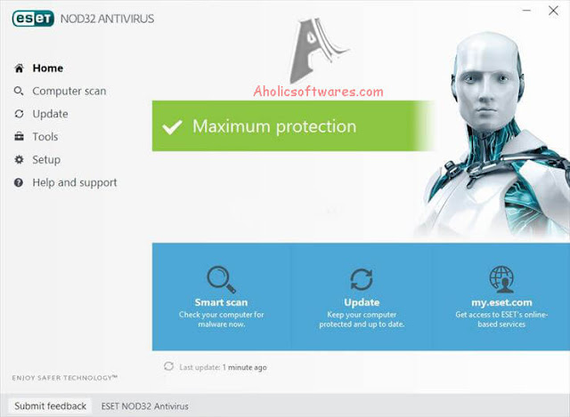 Download ESET NOD32 Antivirus + License Keys ESET NOD32 Antivirus is the award-winning ESET Antivirus built for Windows–it includes antivirus, anti-phishing and cloud-powered scanning.