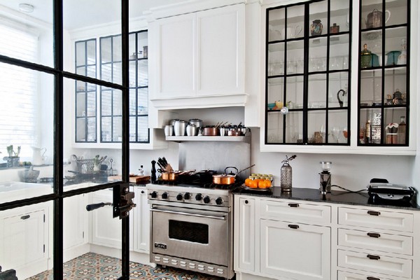 Lastest Home Designs: Glass Cabinet Designs In Kitchen