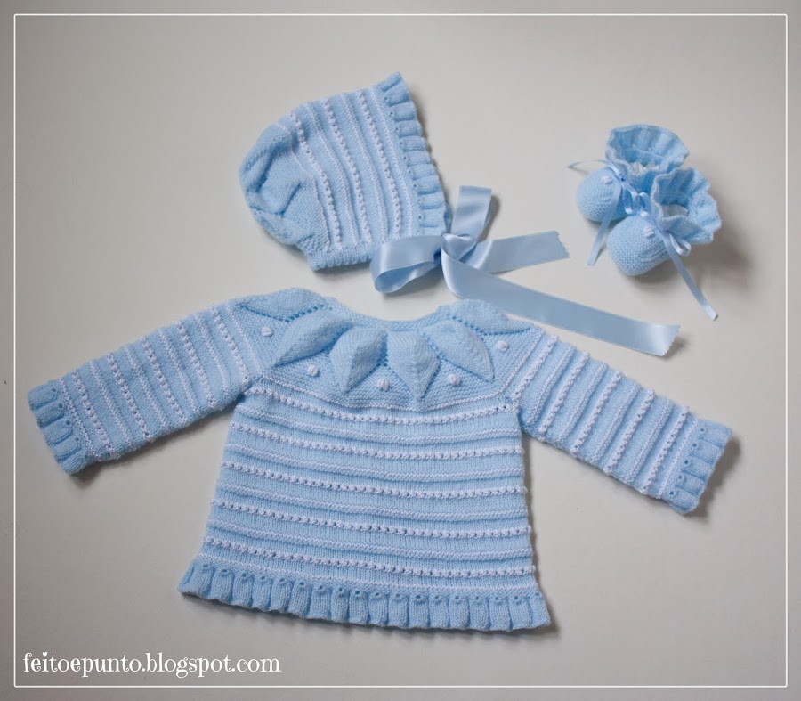 Conjunto punto dulce azul
