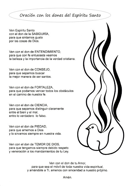 La Catequesis El Blog De Sandra Recursos Catequesis Dones Del Espíritu Santo