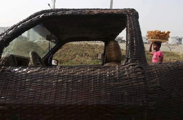 Pictures: World's first hand-woven Car made in  Nigeria