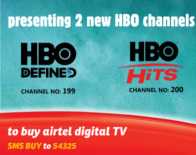 Airtel Digital TV Offer: Free Preview of HBO Define and HBO Hits