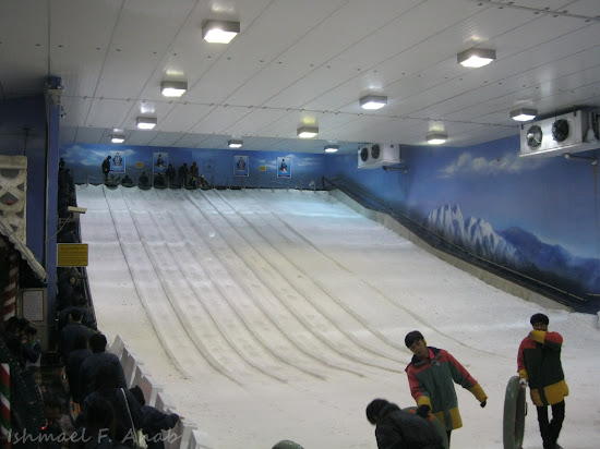 Ice slide at Dreamworld Bangkok