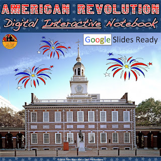 American Revolution Interactive Digital Notebooks American Revolution