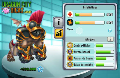 Dragão Gladiador - Informações Dragão Gladiador - Informações