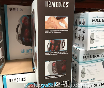 Costco 1065971 - HoMedics Shiatsu Select Kneading Back Massager: great for relaxation and achy backs