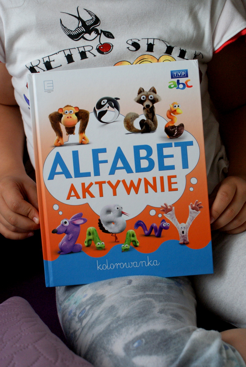 Alfabet aktywnie- kolorowanka TVP ABC | TastyKate