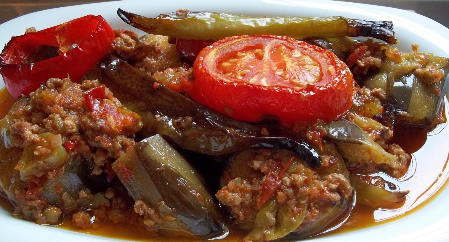 Auberginen Moussaka - Patlıcan Musakka - Türkische Gerichte