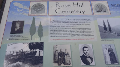 Rose Hill Cemetery sign