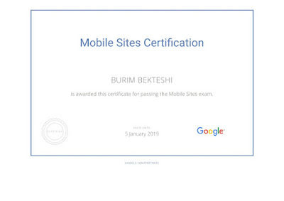 Mobile Sites Certification - Google Academy