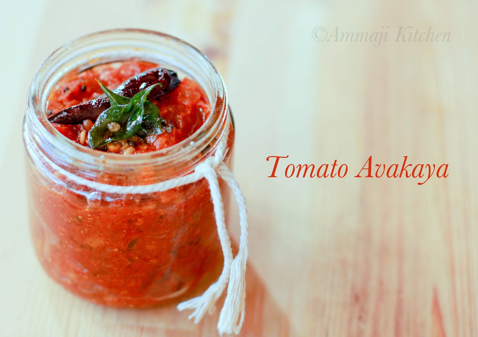 Tomato Pickle Tomato Avakaya Indian Food Recipes Ammaji Kitchen