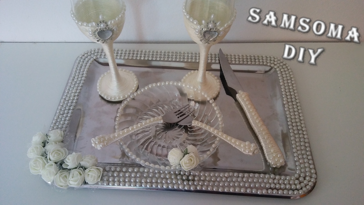 تزيين صينية الخطوبة من سلسلة تحضيرات الاعراس والخطوبة /DIY Wedding