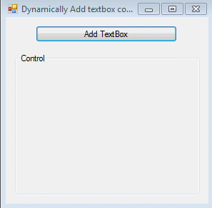 Dynamically Add textbox control on button click in windows application ...