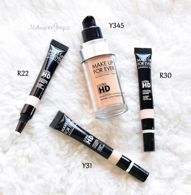 Makeup Forever Ultra HD Invisible Cover Foundation Y345 New vs Old Formula Comparison Review