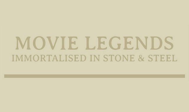 Image: Movie Legends - Immortalised in Stone and Steel #infographic