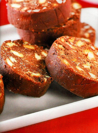 Flavors of Brazil: RECIPE - Chocolate Salami (Salame de Chocolate) Flavors of Brazil: RECIPE - Chocolate Salami (Salame de Chocolate)