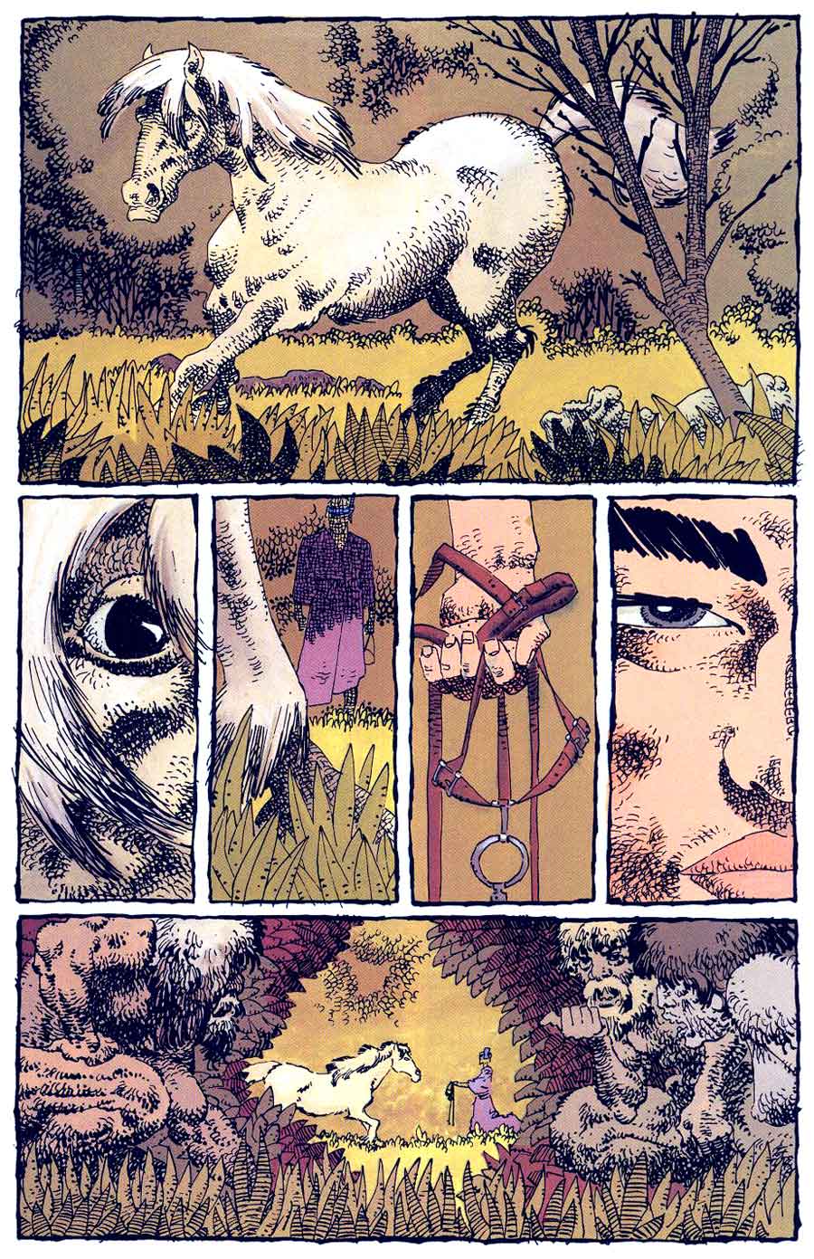 Ronin v1 #3 dc comic book page art by Frank Miller Ronin v1 #3 dc comic book page art by Frank Miller