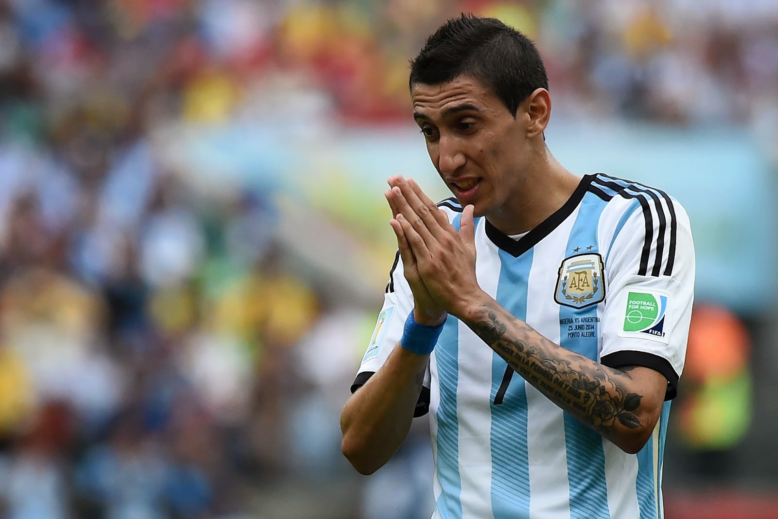 Free Amazing Styles Angel di Maria Tattoo