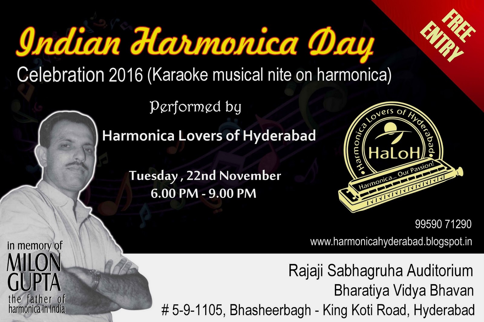Harmonica Lovers of Hyderabad 2016