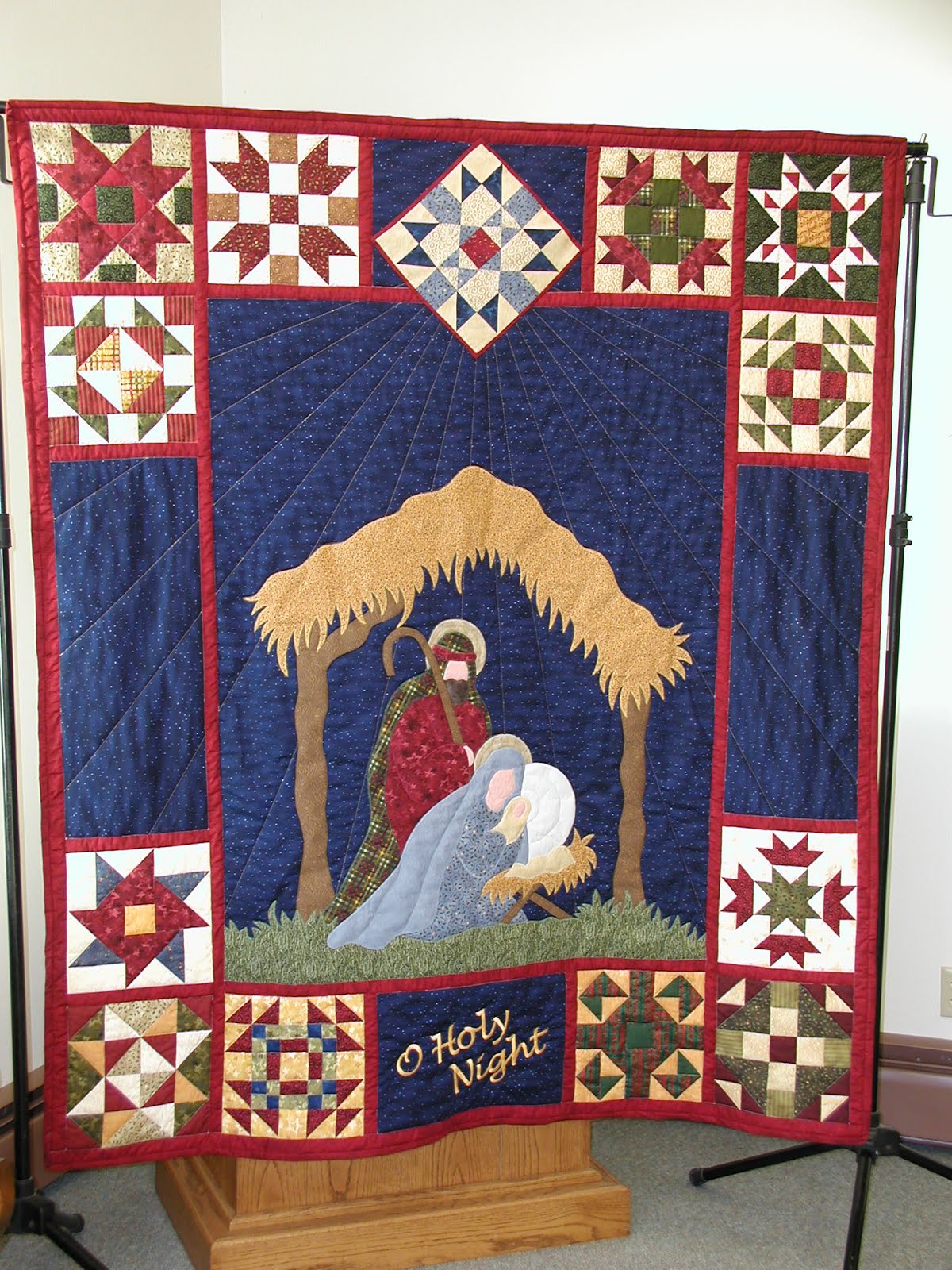 How To Hand Quilt Christmas Quilt
