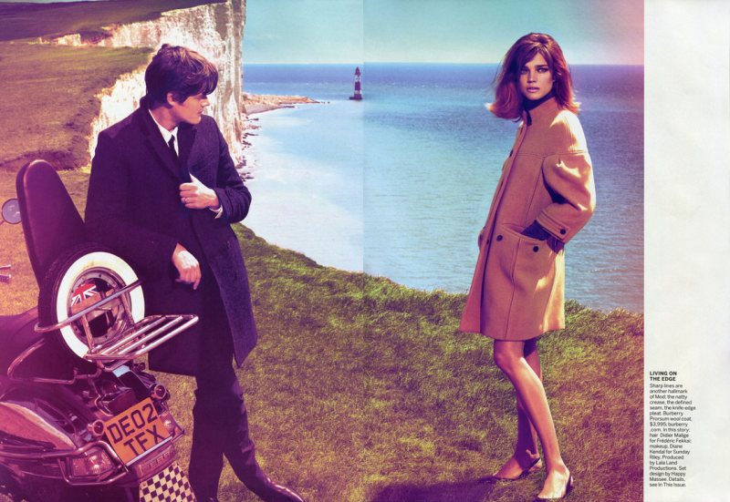 THEDAILYSTYLEPAGE: NATALIA VODIANOVA AND SAM RILEY FOR VOGUE US ...