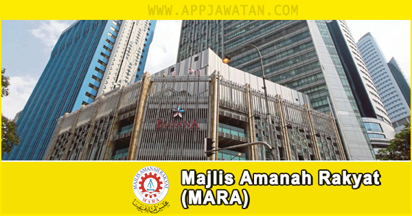 Jawatan Kosong di Majlis Amanah Rakyat (MARA) - 13 Oktober 2018 Jawatan Kosong di Majlis Amanah Rakyat (MARA) - 13 Oktober 2018