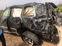 crash that killed Minister James Ocholi, wife, son