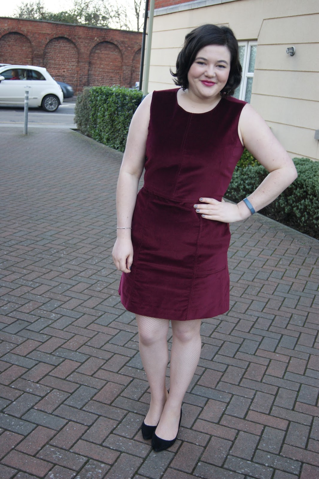 gap burgundy dress