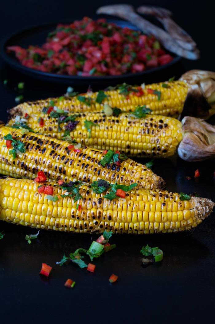 Knusperkabinett: gegrillte Maiskolben mit erfrischender Wassermelonen ... Knusperkabinett: gegrillte Maiskolben mit erfrischender Wassermelonen ...