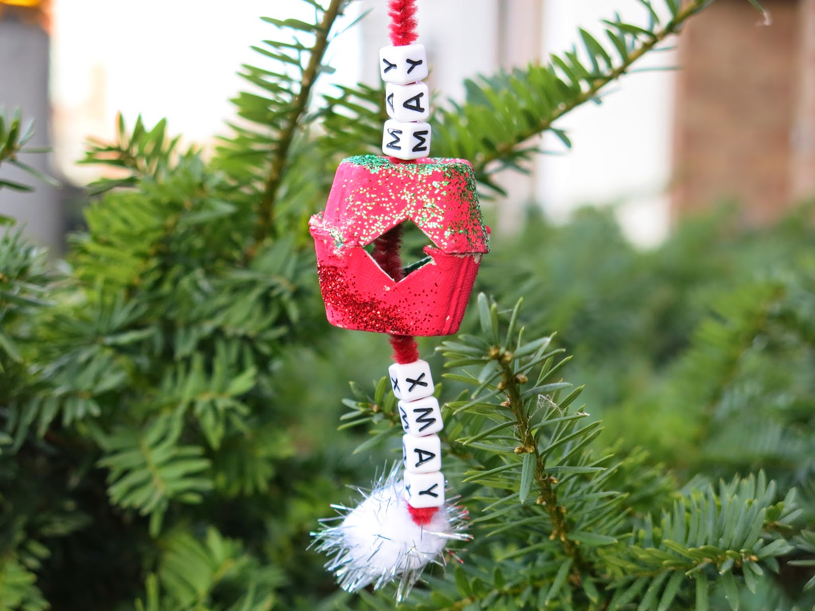 Caker Cooking Egg Carton Christmas Ornaments