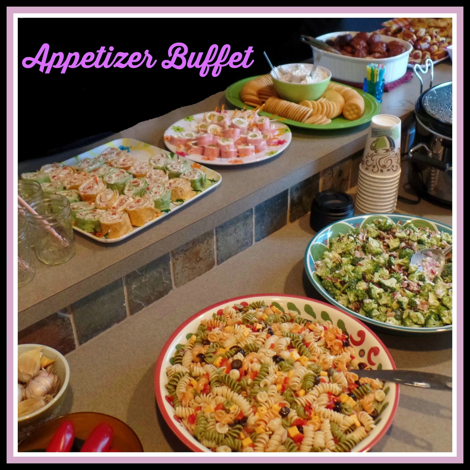 April's Homemaking: My Sister's Baby Shower- Appetizer Buffet, Desserts,  Games, and Favors