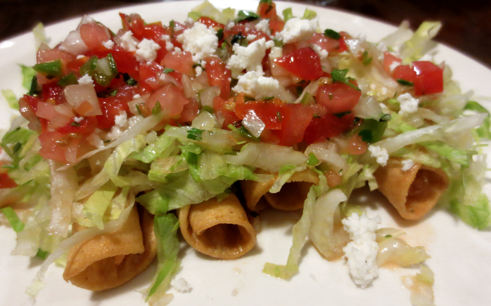 FoodPornFriday Flautas from El Patron Big Dude Likes Food