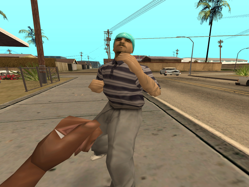 first person mod gta san andreas cleo 4