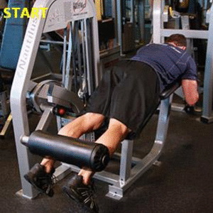 Kết quả hình ảnh cho Lying Leg Curls gif