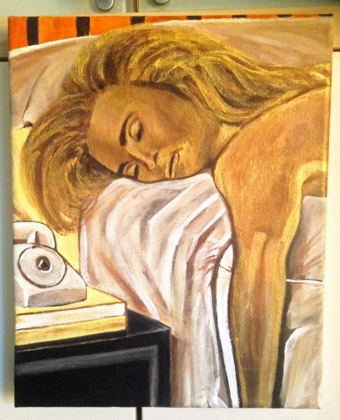 My James Bond Characters Painting Project Jill Masterson in GOLDFINGER