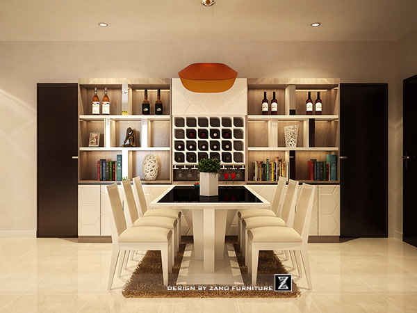 Thiết kế nội thất phòng ăn đẹp hiện đại và ấm cúng 9