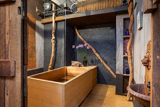 Baño estilo rústico