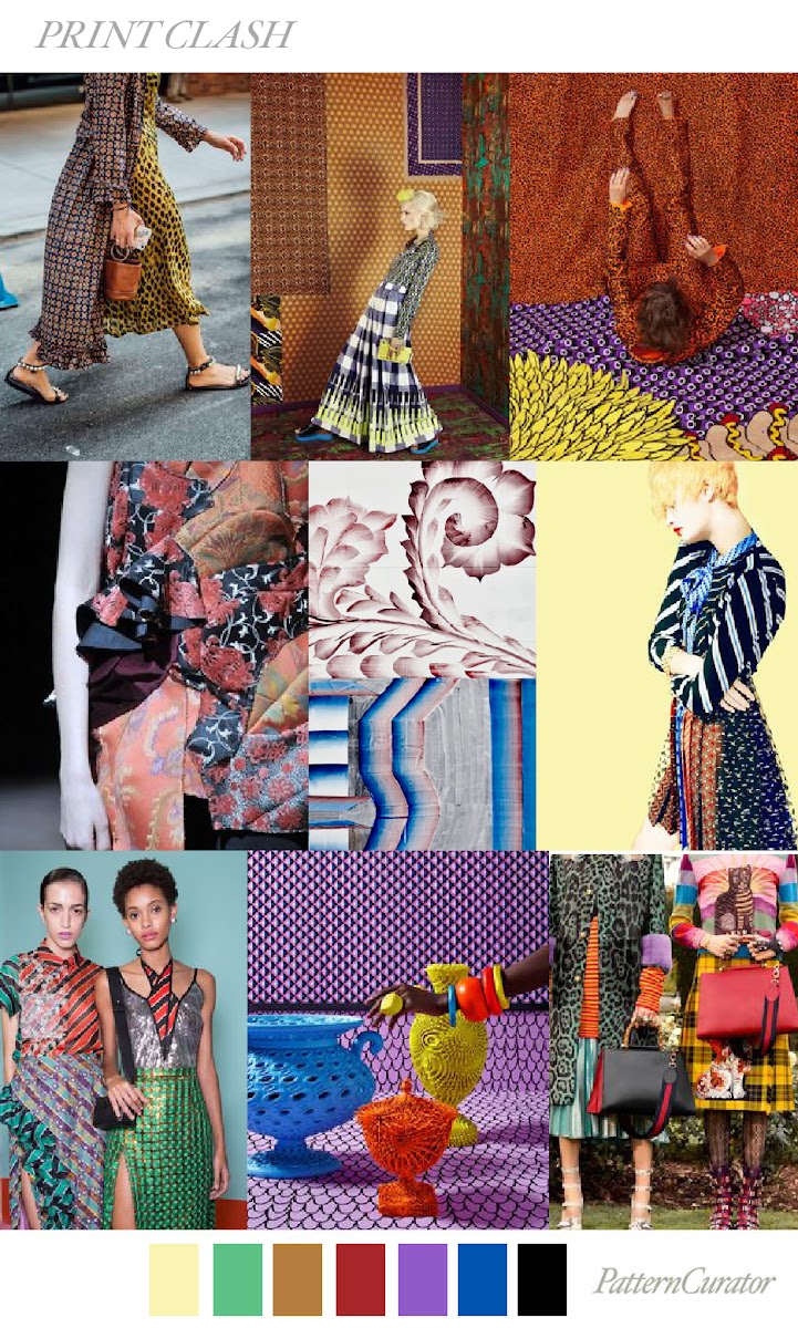 Color Pattern Fashion | trends pattern curator print clash ss 2018 Color Pattern Fashion | trends pattern curator print clash ss 2018