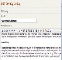 create privacy policy