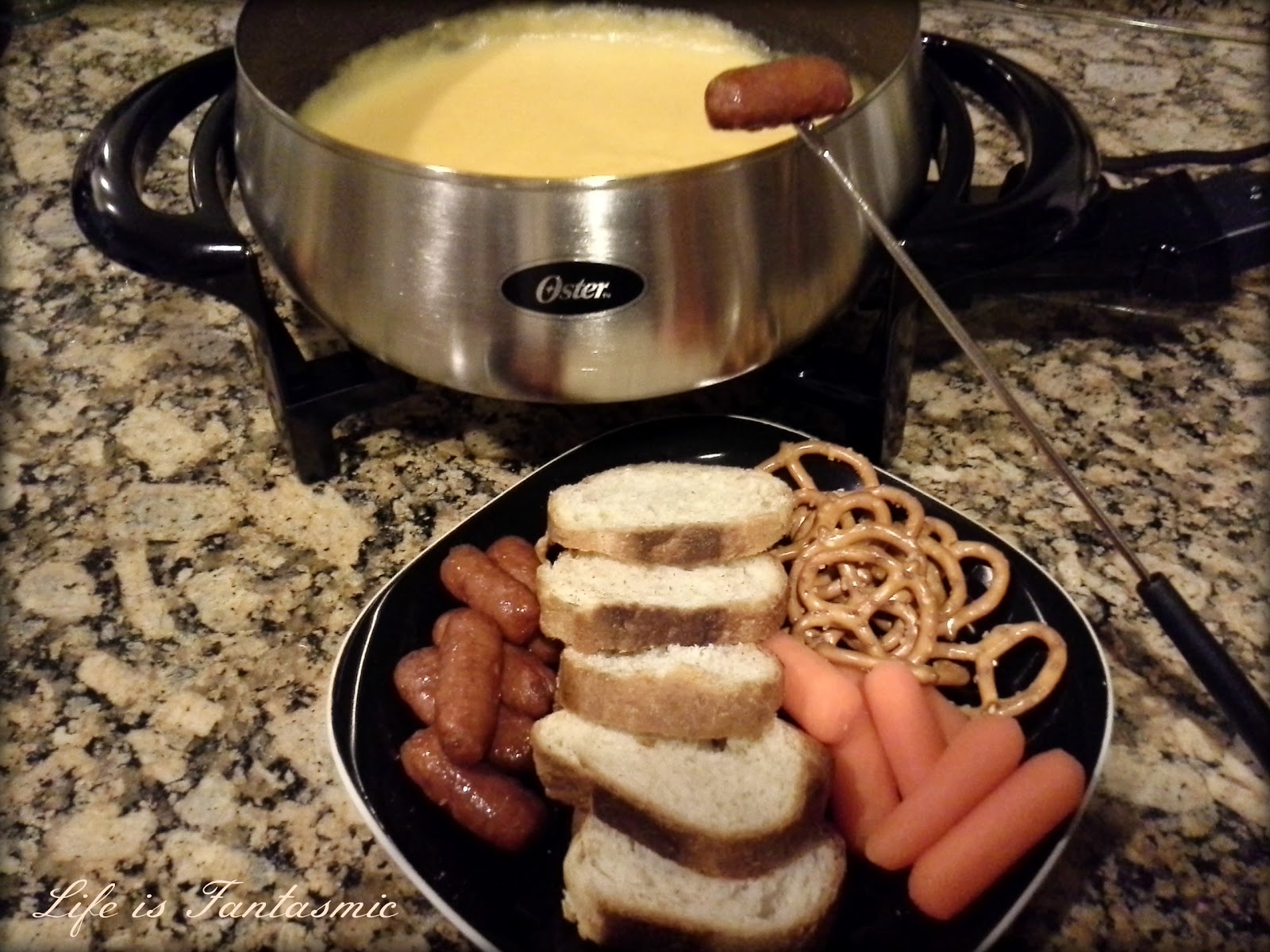 Life Is Fantasmic Cheddar Cheese Fondue